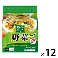 東洋水産 素材のチカラ 野菜スープ（5食入） 12個