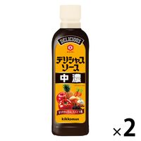 キッコーマン食品 デリシャスソース 中濃 500ml 2本