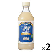 ヤマモリ 乳酸菌黒酢 ヨーグルト味 500ml 2本