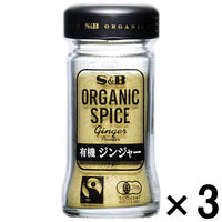エスビー食品 S＆B ORGANIC SPICE 有機ジンジャー（パウダー）3本