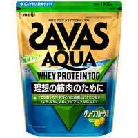 プロテイン ザバス(SAVAS) アクアホエイプロテイン100 グレープフルーツ風味 1800g 1袋 明治