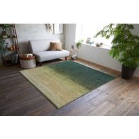 スミノエ HOMRUG 抗菌・抗ウィルス・防炎ラグ リュイール 1900×1900mm グリーン 1枚（直送品）