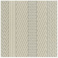 川島織物セルコン タイルカーペット ユニットラグ ケーブルニットII アイボリー UR1814_IV 1セット（6枚入）（直送品）