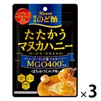 カンロ 健康のど飴 たたかうマヌカハニーハイグレード 70g 3袋 のど飴 お菓子