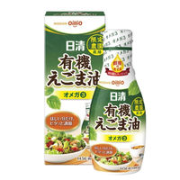 日清オイリオ 日清有機えごま油 145gフレッシュキープボトル 1本 オーガニック 荏胡麻油 エゴマ油