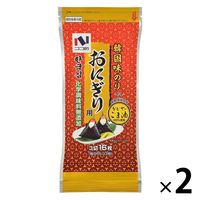 ニコニコのり 韓国味のり 3切16枚 2個 海苔