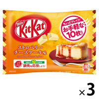 ネスレ日本 キットカット ミニ ストロベリーチーズケーキ 10枚 3袋 チョコレート お菓子