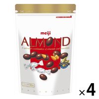 アーモンドチョコレートパウチ 336g 大容量 低GI 1袋 明治 チョコレート - アスクル