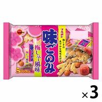 ブルボン 味ごのみ 梅しそ風味 5パック 3袋