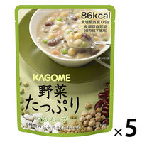 カゴメ 野菜たっぷり 豆のスープ 160g 5袋