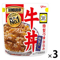江崎グリコ DONBURI亭 牛丼スタンディング 1セット（3食）