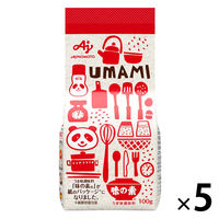 うま味調味料 味の素 100g袋 紙パッケージ 1セット（5個）