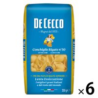 日清製粉ウェルナ ディ・チェコ No.50 コンキリエリガーテ（250g） ×6個