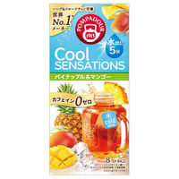 【ノンカフェイン】 ポンパドール クールセンセーション ピーチ＆パッションフルーツ 1箱（8バッグ入）