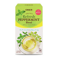 【ノンカフェイン】 日東紅茶　アロマハウス リフレッシュペパーミント　1箱（10バッグ入）