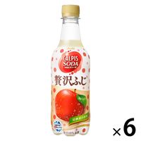 アサヒ飲料 「カルピスソーダ」贅沢ふじ 450ml 1セット（6本）