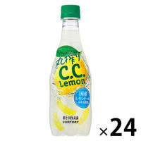 サントリー 丸絞りC.C.レモン 420ml 1箱（24本入）