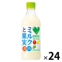 サントリー GREEN DA・KA・RA（グリーンダカラ） ミルクと果実 430ml 1箱（24本入）