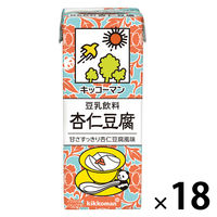 キッコーマンソイフーズ 豆乳飲料 杏仁豆腐 200ml 1箱（18本入）