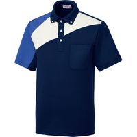 ルコックスポルティフ 男女兼用ニットシャツ　ロイヤルブルー 5L UZL3093 1枚（直送品）