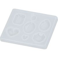 アーテック レジン用シリコンモールド型 穴あきプレート 39024 1セット(3個)