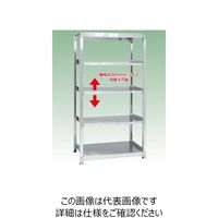 暁製作所 ステンレス軽中量物品棚 KSA4ー2715 1台(1個)（直送品）