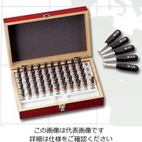 新潟精機 ピンゲージ セット セラミックシャンク CAGー9A 1セット（直送品）