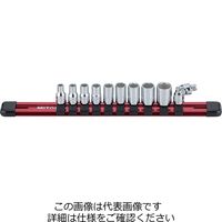 水戸工機 1/4” ソケットレンチセット（スタンダードタイプ） inch 9コマ 11点セット SH211 1セット（直送品）