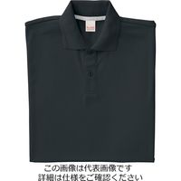 クロダルマ 半袖ポロシャツ(脇スリット) ブラック 5L 26415ー49ー5L 1セット(2枚)（直送品）