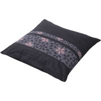 西川 座ぶとんカバー 55×59cm 銘仙判 撫松庵 BS-43 ネイビー 2151-21450 5枚