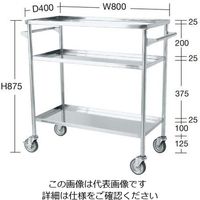 暁製作所 ステンレスワゴン DSー6 1台（直送品）