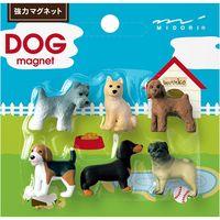 ミニマグネット 6個入 犬柄A 49871006 1セット（2個） デザインフィル（直送品）