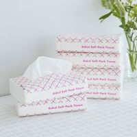 ティッシュペーパー 150組（6個入） オリジナルソフトパックティッシュ （FSC認証紙） 1パック アスクル 国産（イチオシ） オリジナル