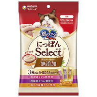 銀のスプーン にっぽんセレクト 無添加 3種アソート 国産 108g（6g×18本）猫用 おやつ