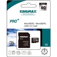キングマックス MicroSDHC UHS-1 32GB Pro KM32GMCSDUHSP1A-1 1セット(2枚)