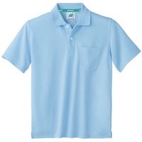 住商モンブラン ポロシャツ　兼用　半袖 サックス SS 32-5063 1枚（直送品）