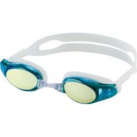 キヌガワ 男女兼用 スイミングゴーグル ウォーターランナーワイドクリック ミラー3 ＹＥミラー KM1623 1セット(3入)（直送品）