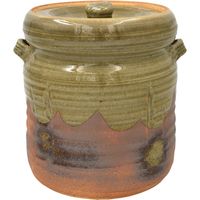 エスケー 骨壺 瀬戸焼 灰釉 7寸 00110 1個（直送品）