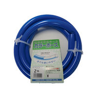 中部ビニール工業 カラーホース（ブルー）内径15φmm