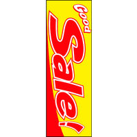 のぼり旗 SALE 03  W600×H1800mm 1枚 田原屋（直送品）