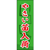 のぼり旗 やさい苗入荷 03  W600×H1800mm 1枚 田原屋（直送品）