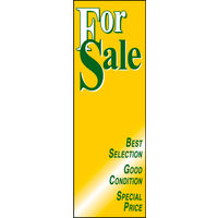 のぼり旗 FORSALE 04  W600×H1800mm 1枚 田原屋（直送品）