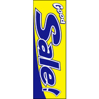 のぼり旗 SALE 04  W600×H1800mm 1枚 田原屋（直送品）