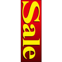 のぼり旗 SALE 01  W600×H1800mm 1枚 田原屋（直送品）