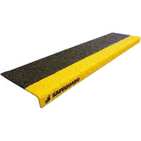 セーフラン安全用品 階段用滑り止めカバー　609×150×25mm　黒黄　コンクリート設置用ネジ付属 12087-C 1個（直送品）