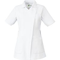 ミドリ安全 ベルデクセル 女性用チュニック VEM130上 ホワイト×ホワイト