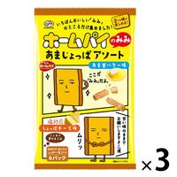 不二家 ホームパイのみみ（あまじょっぱアソート）6P 3袋 ビスケット パイ