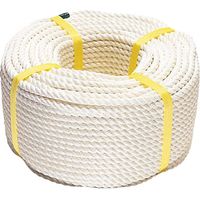 カネヤ製綱 救助ロープ　（クレモナＳロープ）　１２φ×２００Ｍ 4082090003 １巻（直送品）