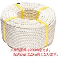 カネヤ製綱 救助ロープ （クレモナロープ） 12φ