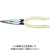 クラインツールズ KLEIN 強力型ロングノーズプライヤー サイドカット 220mm 蓄光タイプ D203-8-GLW 1丁（直送品）